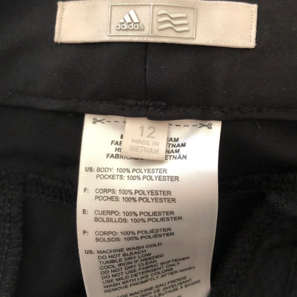 Adidas Golf Black Capri Length Golf Pants - Picture 3 of 8